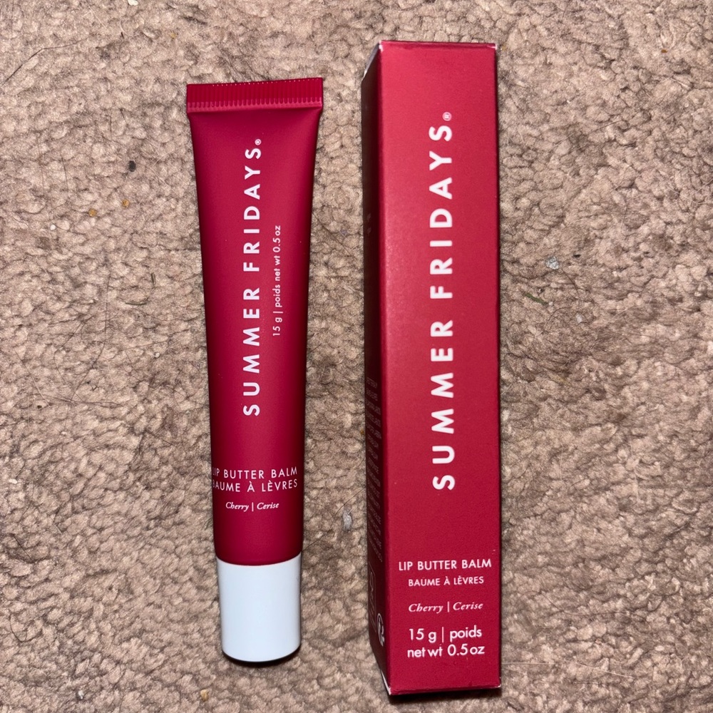 Summer Fridays Lip Butter Balm in Cherry